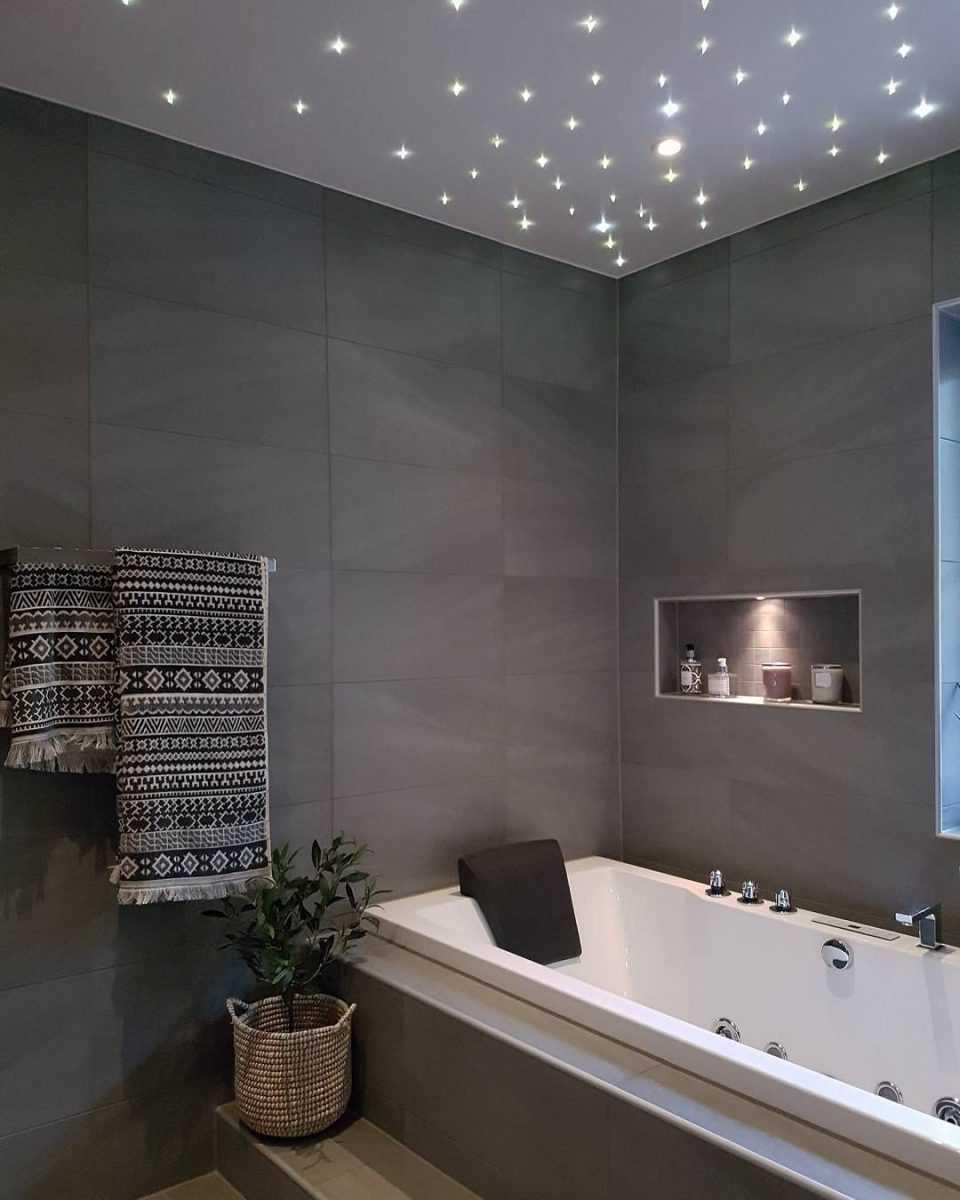 Потолок в ванной комнате - 100 фото идей и новинок стильного дизайнадекор и дизайн интерьера