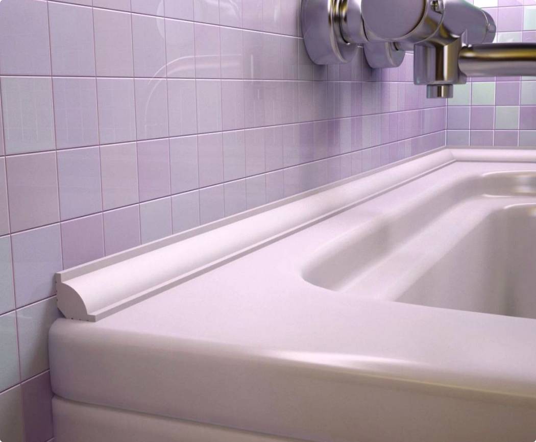 Как приклеить бордюр в ванной: быстро и качественно