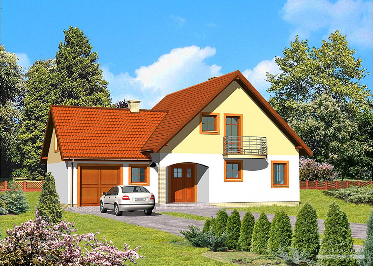 Проекты домов с мансардой и гаражом различные вариации построек