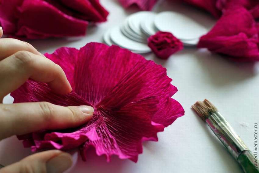 Цветы из бумаги своими руками. самые простые схемы и шаблоны для изготовления бумажных цветов