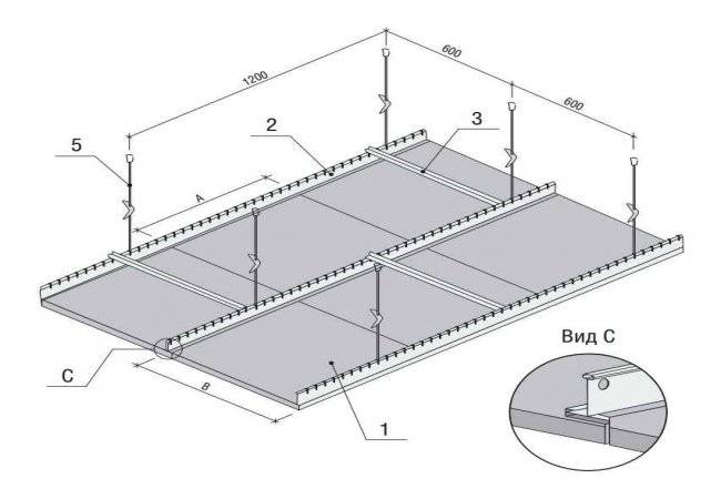 Реечный потолок албес: конкурентные преимущества, особенности монтажа и ассортимент цветовых решений