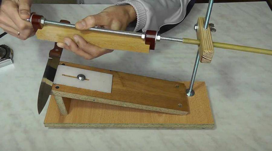 Приспособления для заточки ножей своими руками: виды и чертежи