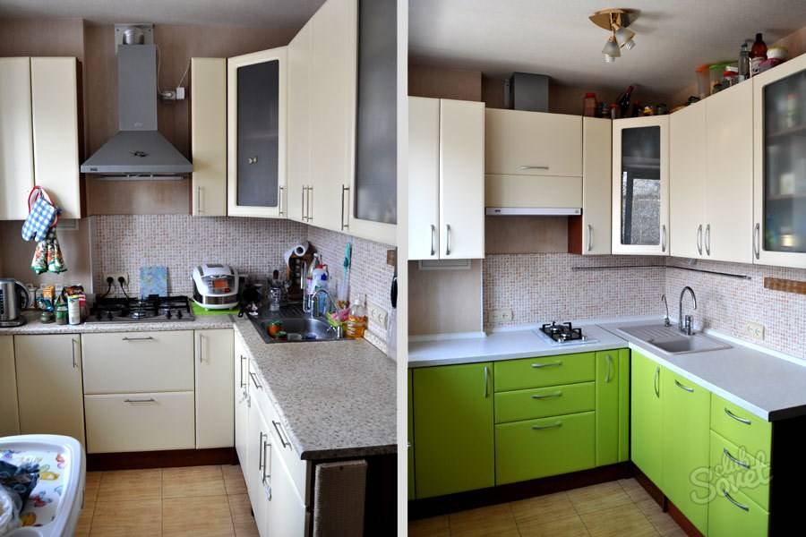 Как обновить старую кухню своими руками: практические рекомендации с фото