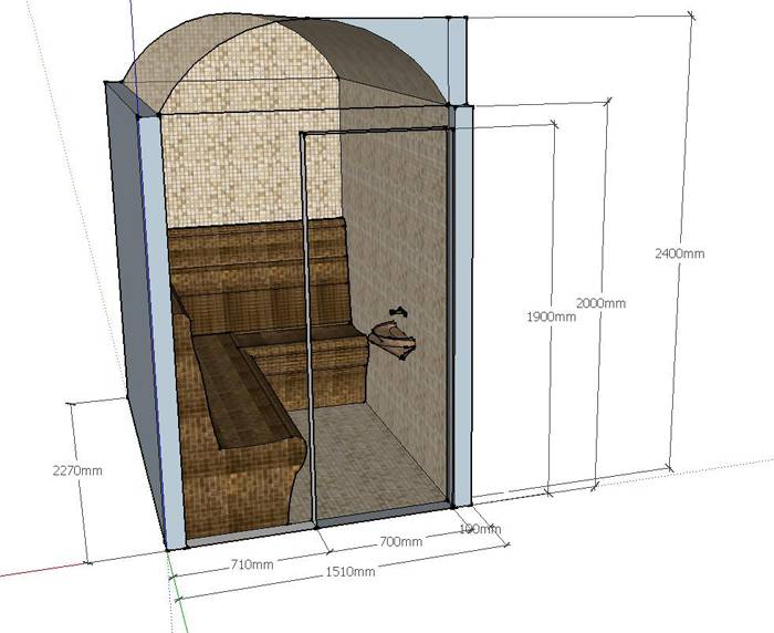 Строительство хамам: как построить поэтапно своими руками, проект в квартире в ванной, как сделать в частном доме, чертежи мини небольшого хамам, домашняя баня на даче, фото и видео