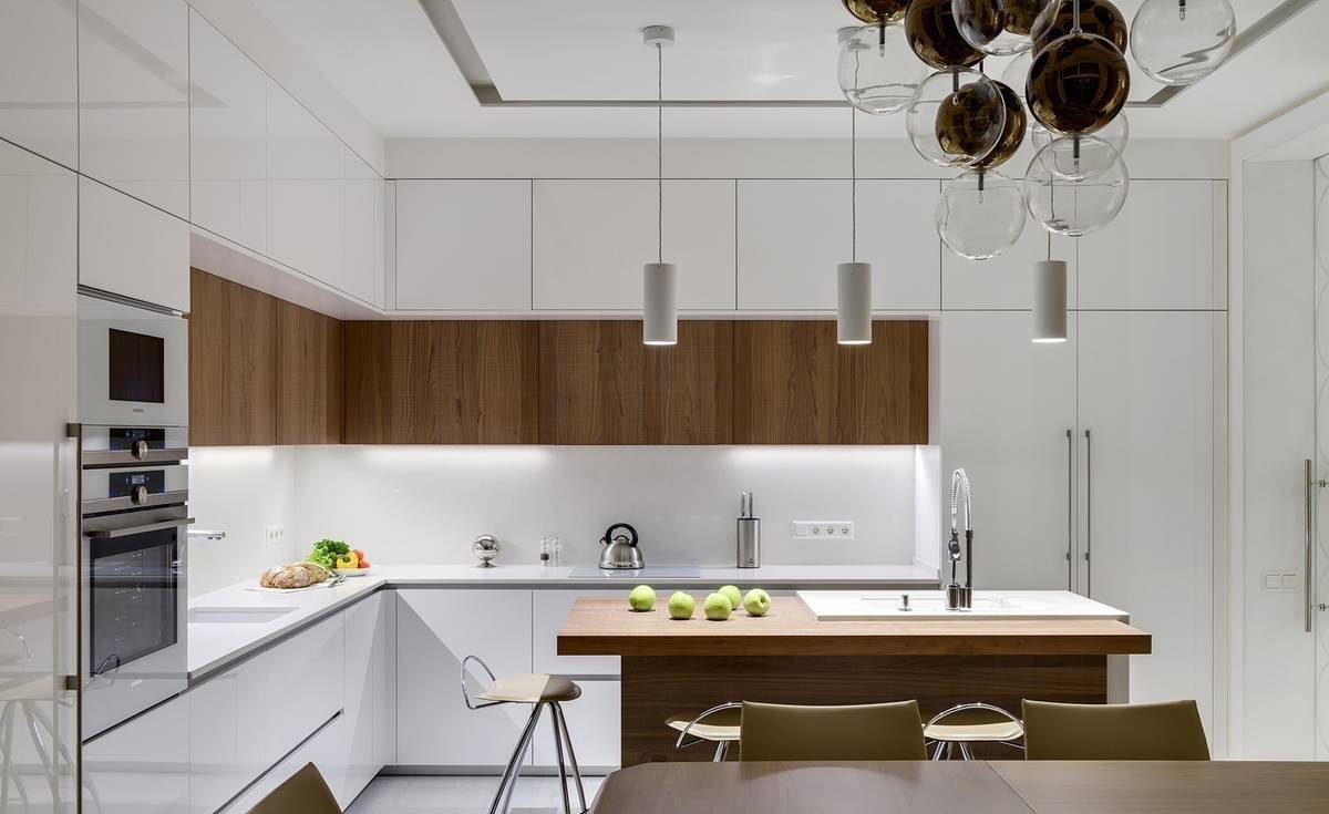 Кухня в стиле минимализм: 99 самых удачных интерьеров