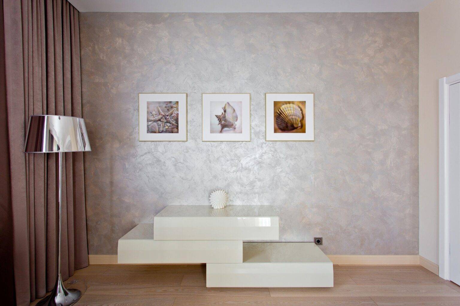 Декоративная штукатурка в спальне - 20 реальных фото отделки стен