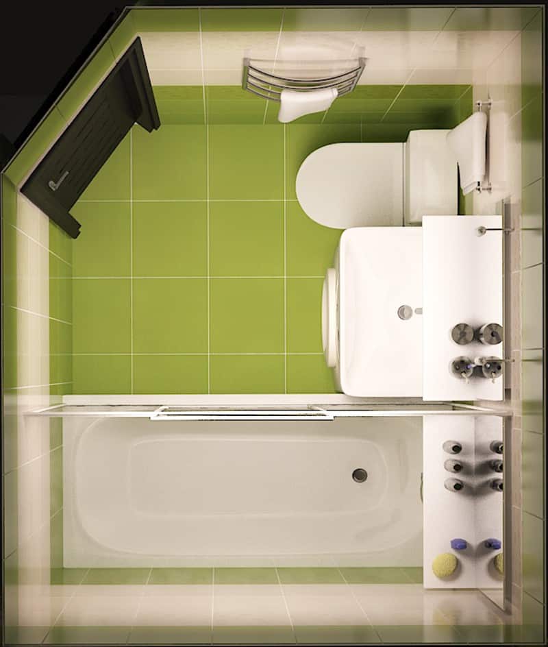 Как создать стильный дизайн ванной комнаты в хрущевке?