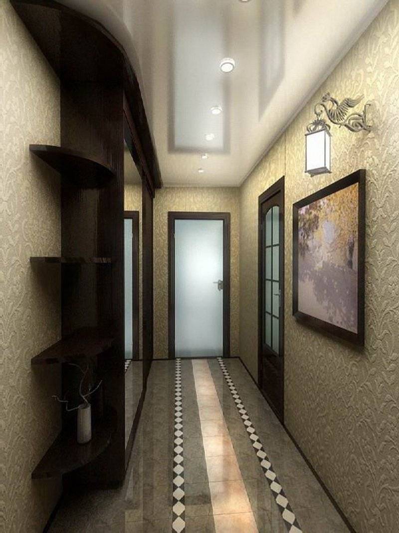 Дизайн коридора в панельном доме: фото