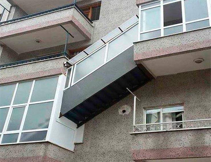 Владельцев «хрущевок» будут штрафовать за остекление балконов