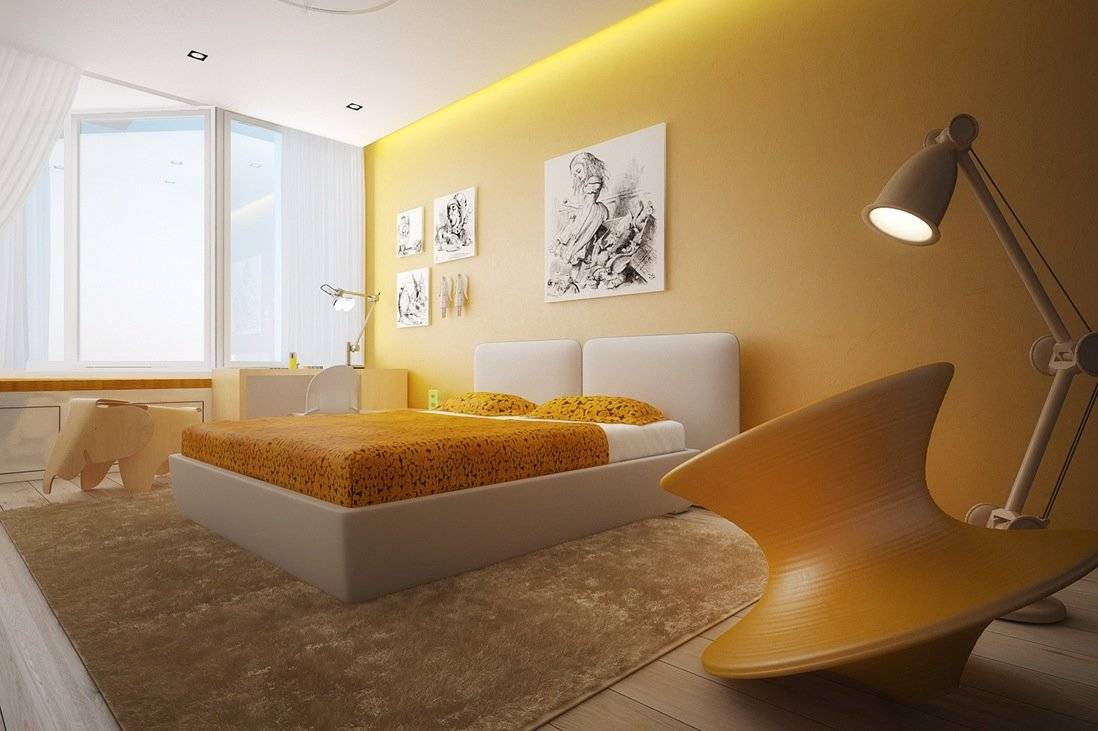 Спальня в теплых тонах: идеи и фото новинки дизайна интерьера, выбор планировки, мебели и цвета оформления