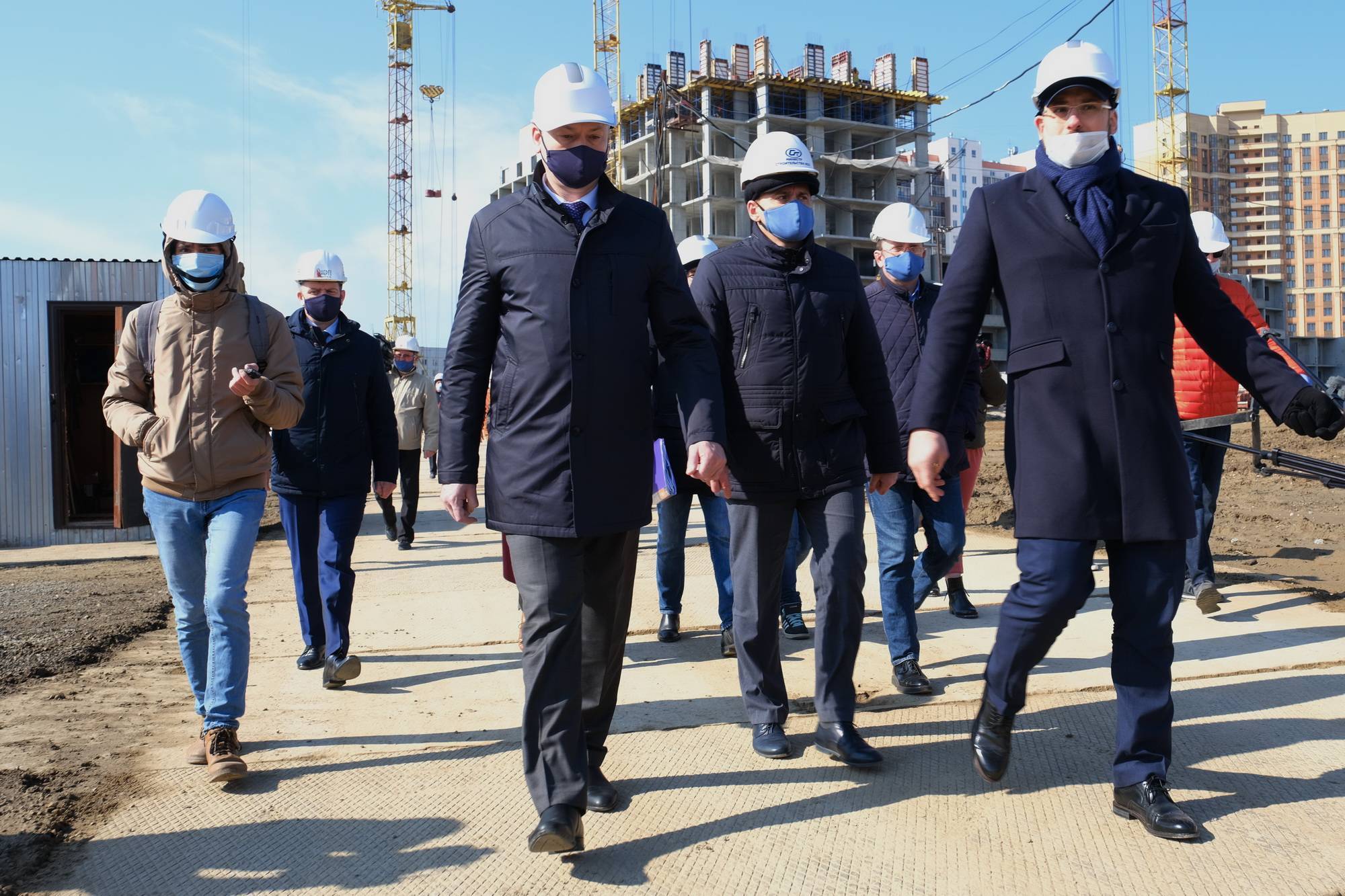 Московские стройплощадки выходят из карантина