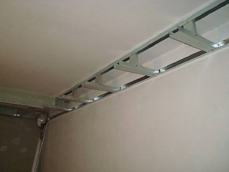 Потолок из гипсокартона с подсветкой: конструкция