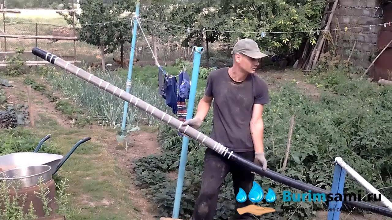 Как пробурить скважину на воду своими руками? (фото & видео)