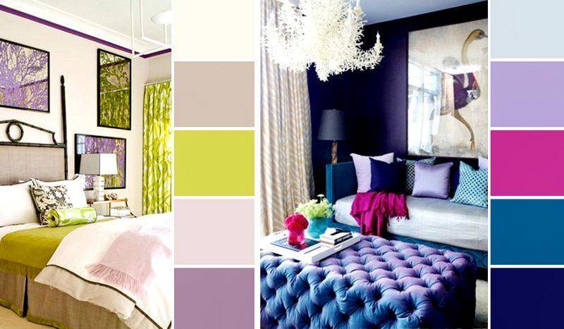 Цвет стен в спальне: сочетание цветов в интерьере, лучшие цветовые гаммы для покраски
 - 21 фото