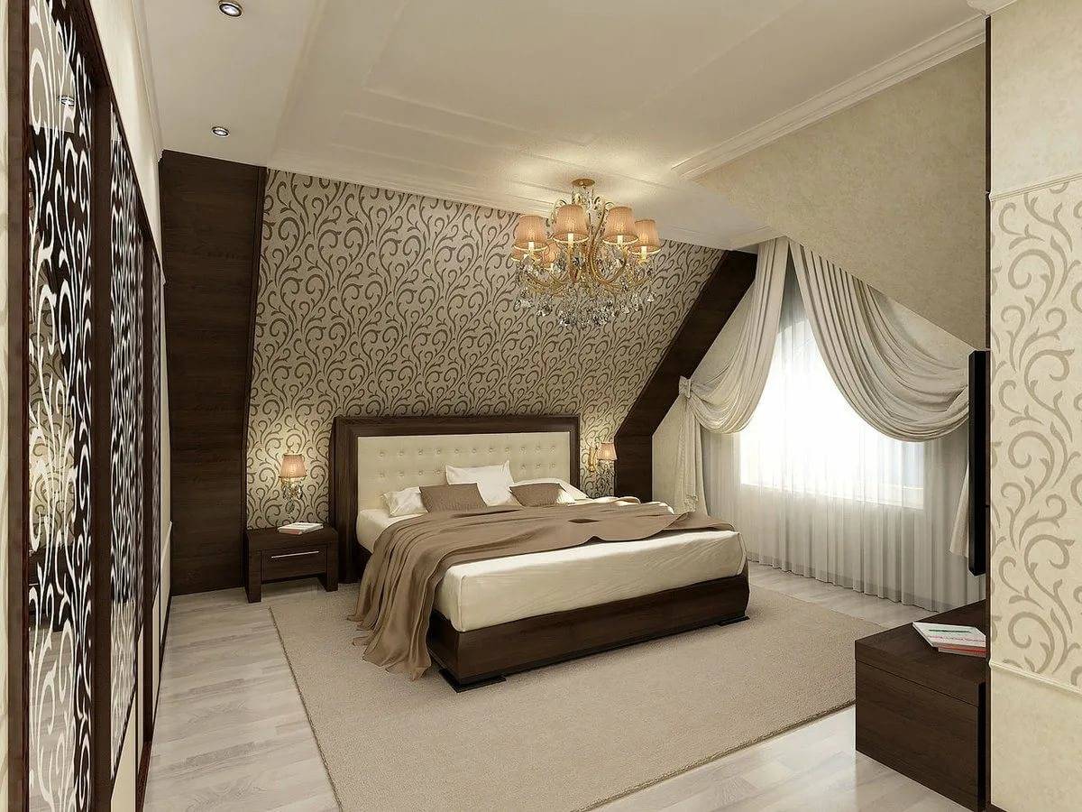Спальня на мансарде: 12 интересных вариантов дизайна, особенности оформления интерьера