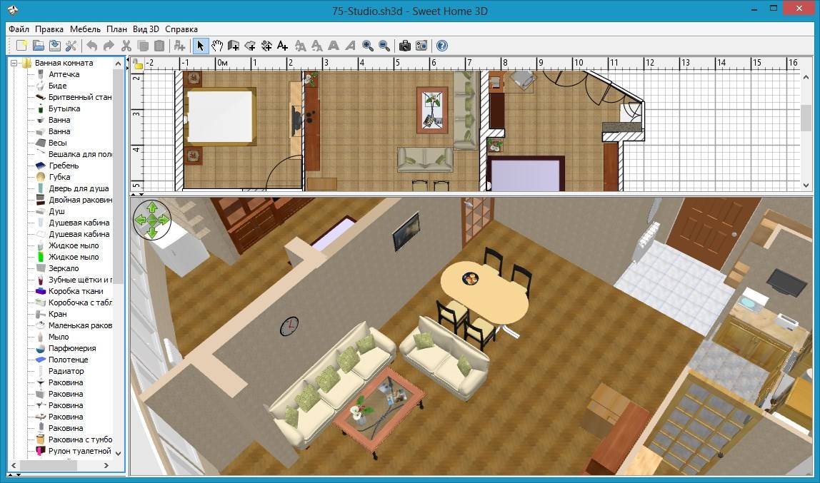 Программа 3d дизайна интерьера бесплатно, дизайн квартиры и комнаты онлайн.