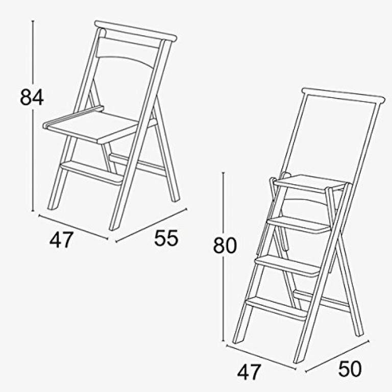 ?стул-лестница: основные виды и инструкция по изготовлению