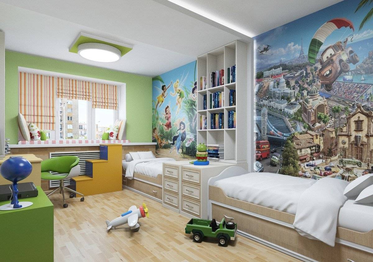 Фотообои для детской комнаты — идеи по выбору сюжета и советы по применению в дизайне интерьера