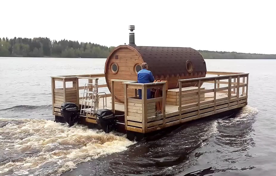 Баня на воде