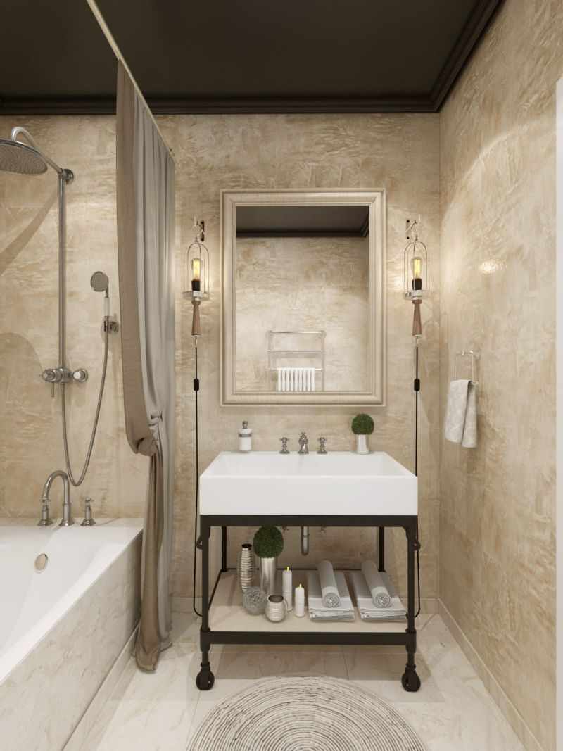 Чем штукатурить стены в ванной под плитку или окраску?