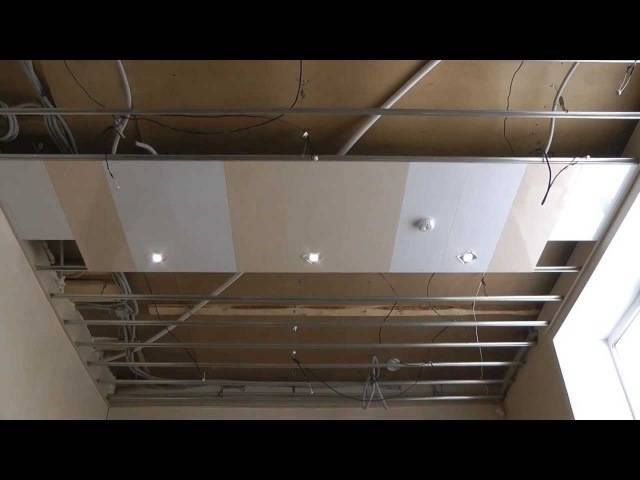 Подвесные кассетные потолки: монтаж cesal алюминиевые и металлические – фото потолка и видео монтажа