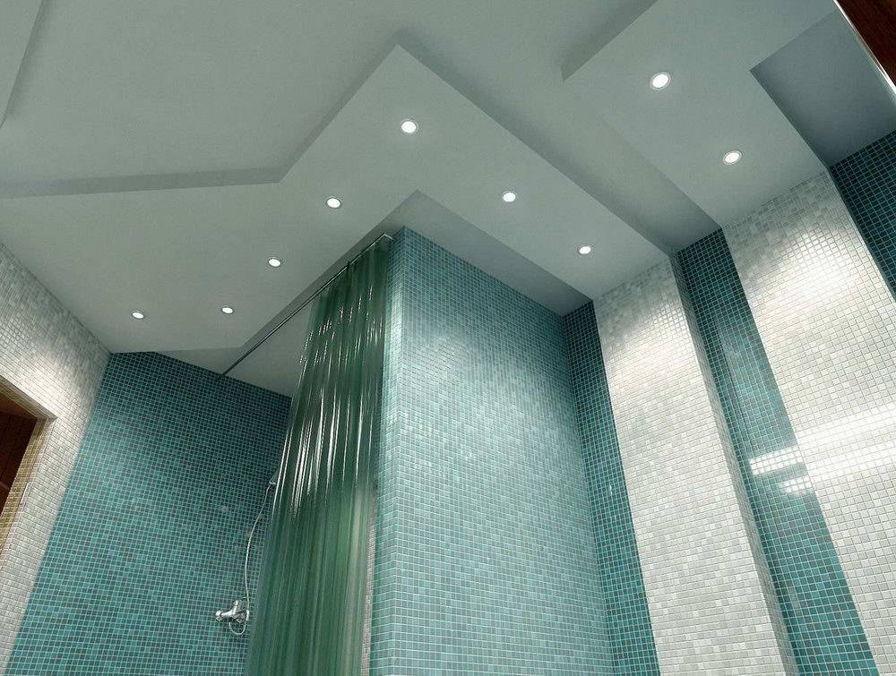 Потолок для ванной комнаты: выбираем какой лучше