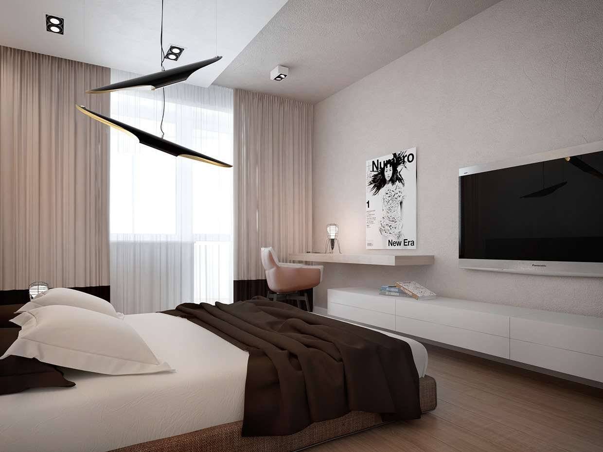 Спальня в стиле минимализм - 70 фото необычного дизайна
