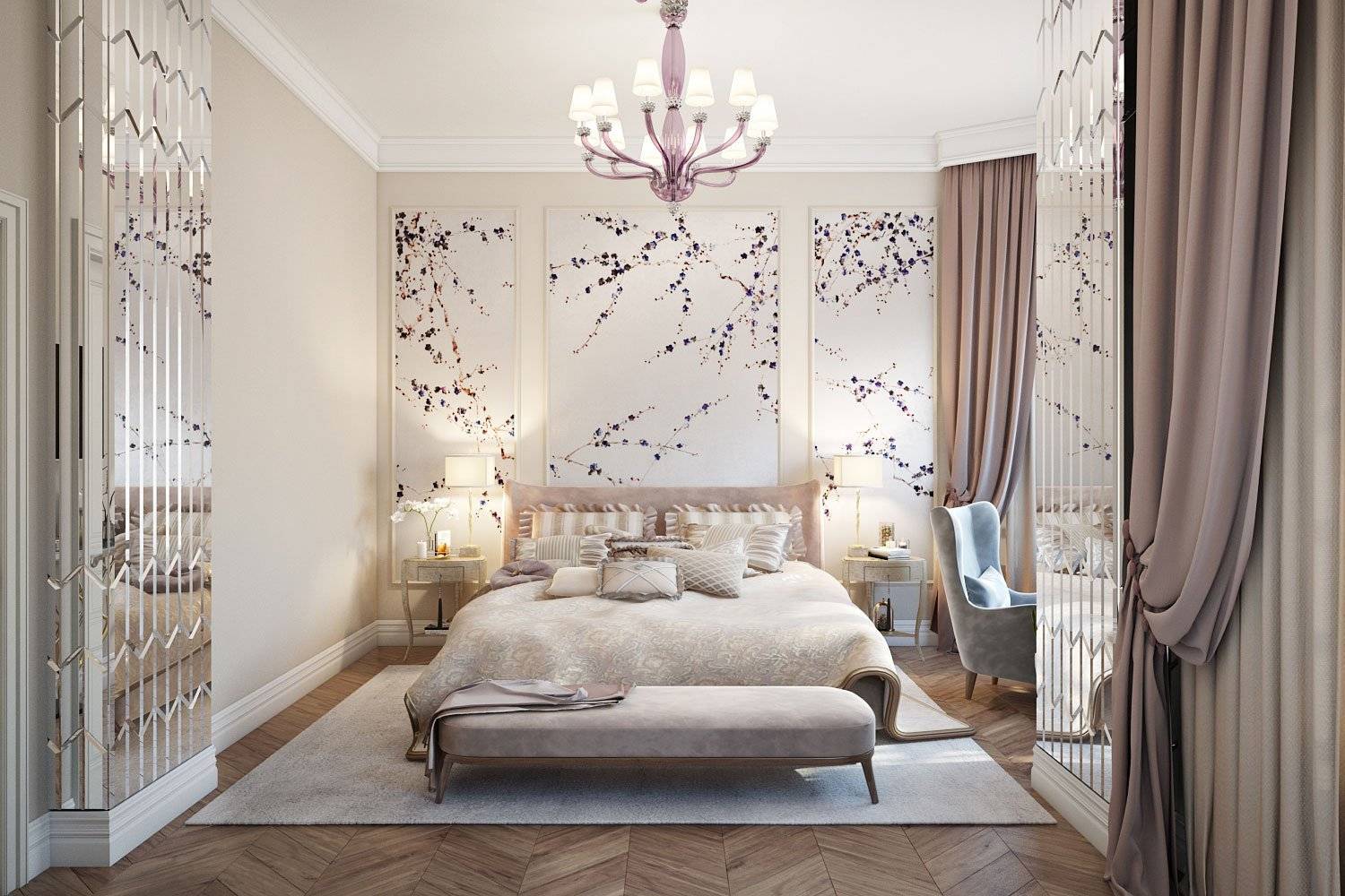 Идеи оформления спальни - 75 фото красивого и современного дизайна
