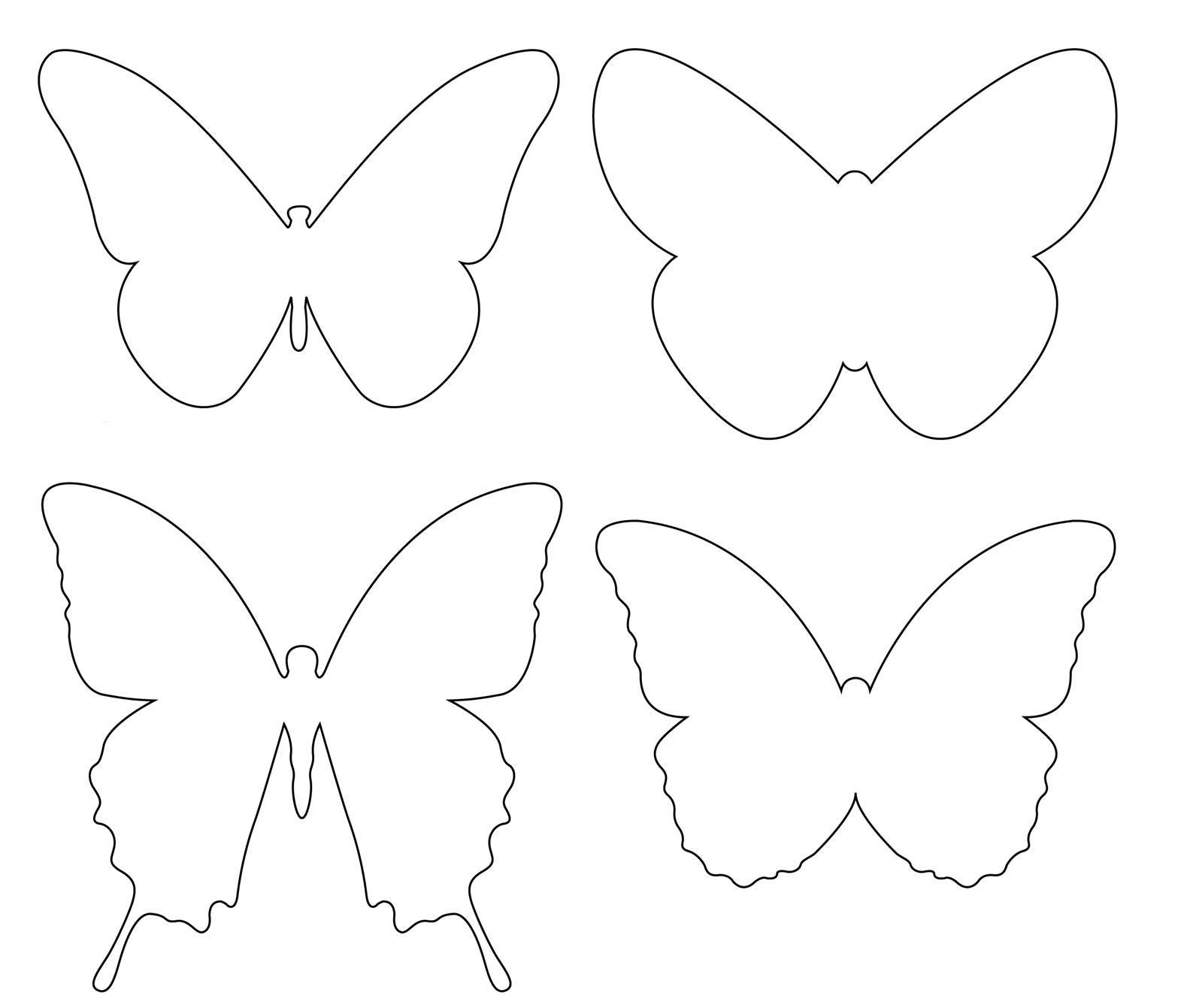 Аппликация бабочка - 121 шаблонов для детей младшей, средней и старшей группы