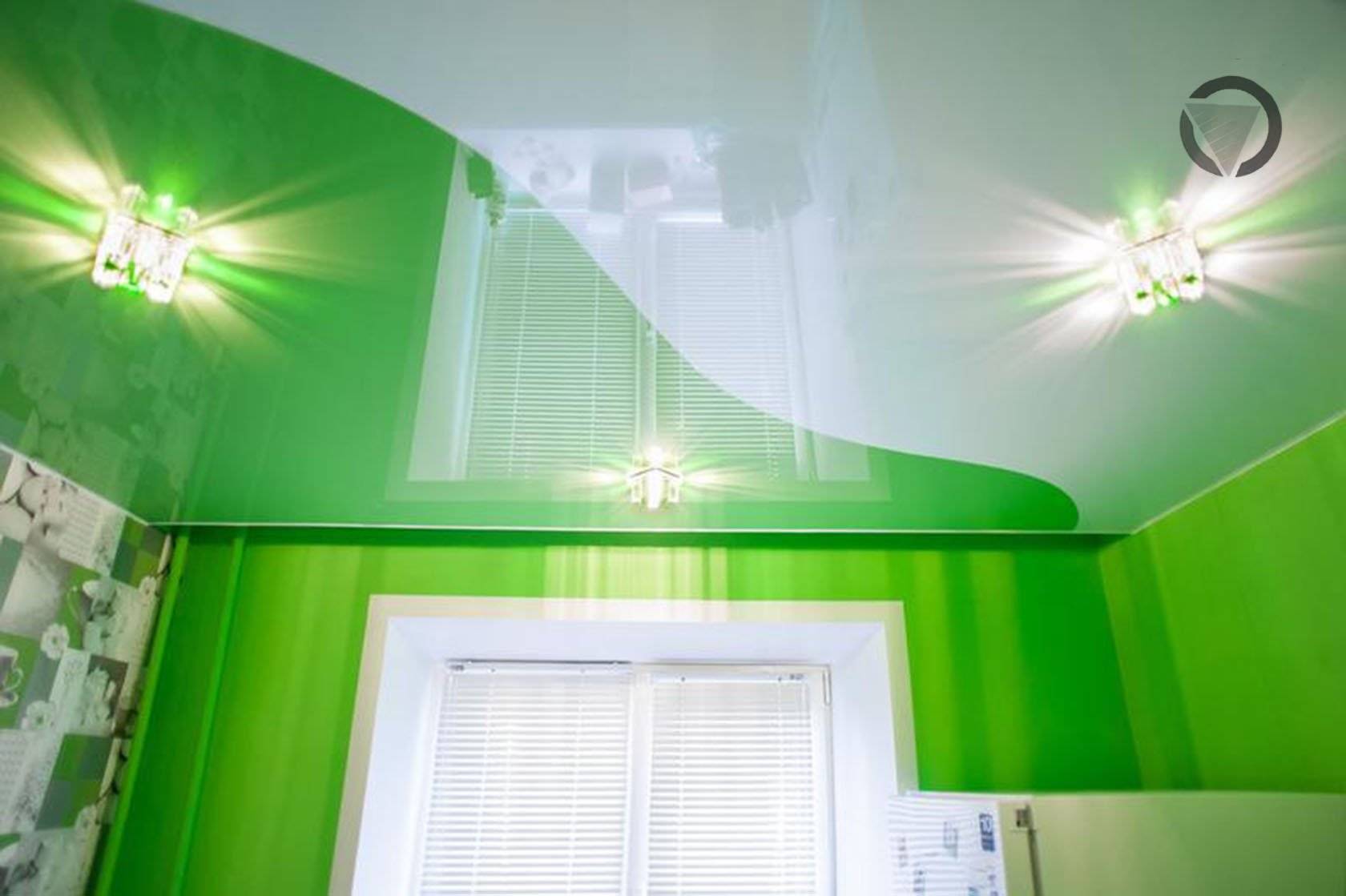 Зеленый потолок - 100 фото идей необычного дизайнадекор и дизайн интерьера