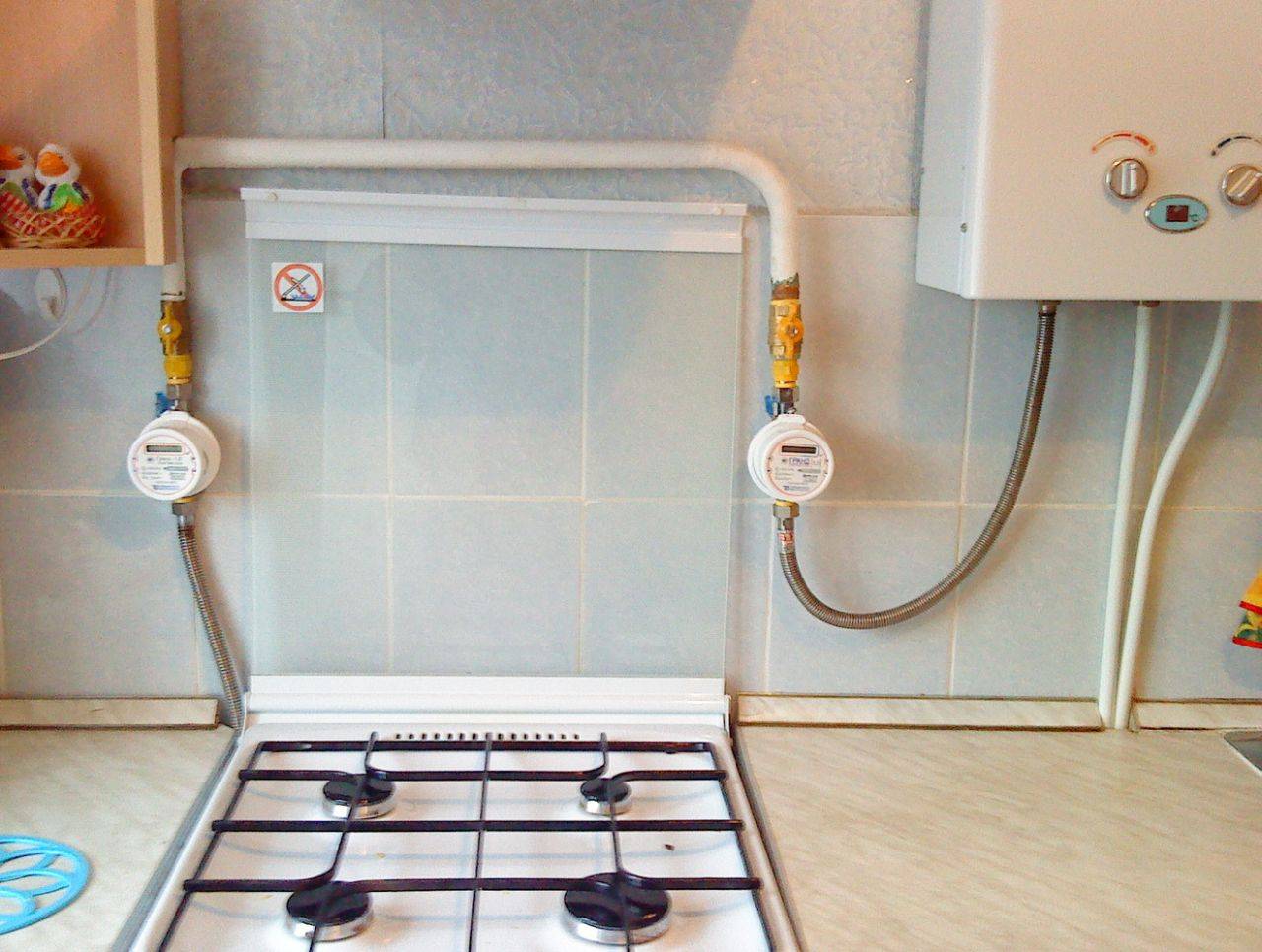 расположение газовой плиты на кухне по госту