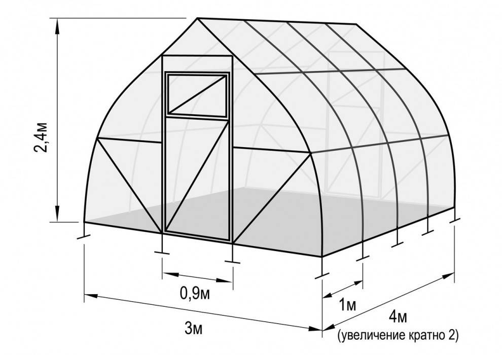 Как сделать теплицу из поликарбоната - советы по выбору и материала и конструкции под него