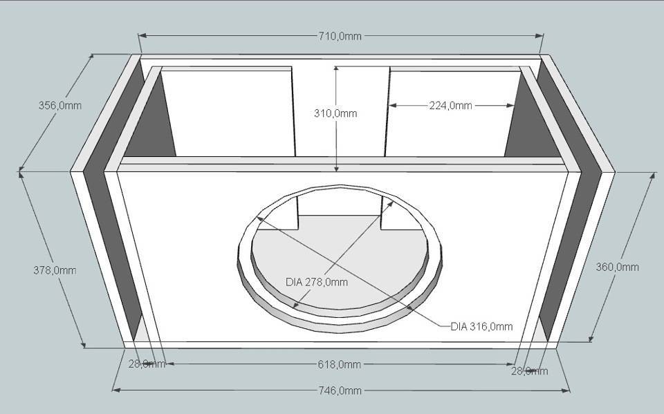 Самодельный сабвуфер в машину – чертежи и схема самодельного сабвуфера для дома. как сделать активный домашний сабвуфер из обычных колонок?