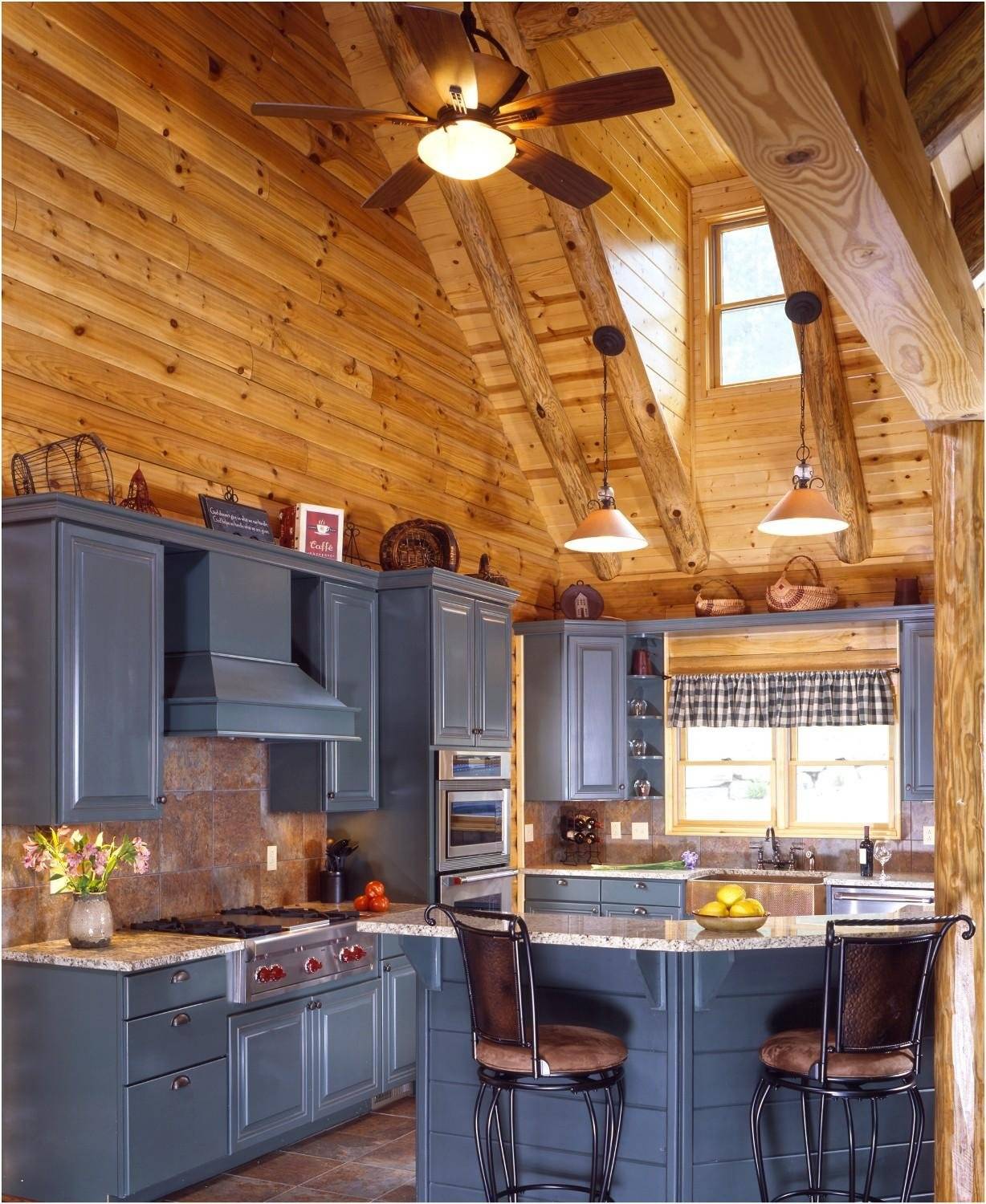 Кухня в деревянном доме из бруса: фото-варианты оформления дизайна